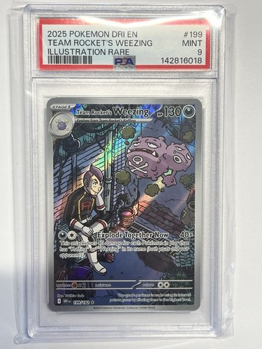 Team Rocket's Weezing graded PSA 9 for sale on eBay