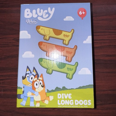 #ad #ad Wahu x Bluey Long Dogs Pool Dive Toy Hammerbarn Collection Bunnings AU $39.95