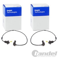 2X Delphi ABS-SENSOR Raddrehzal Hinten Passend FüR Mercedes A-KLASSE Vaneo | SS2