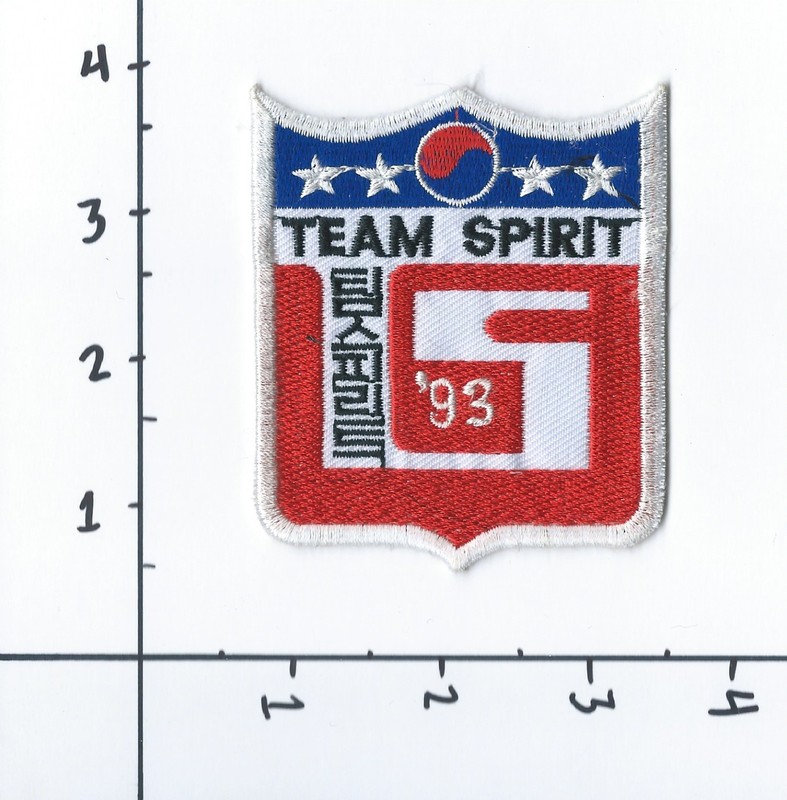 US Military patch Team Spirit 1993