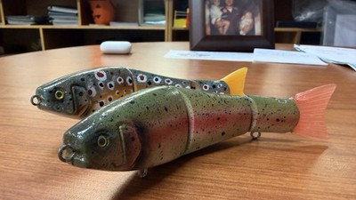 Glide Baits - (2) 6 inch multi-joint Trout