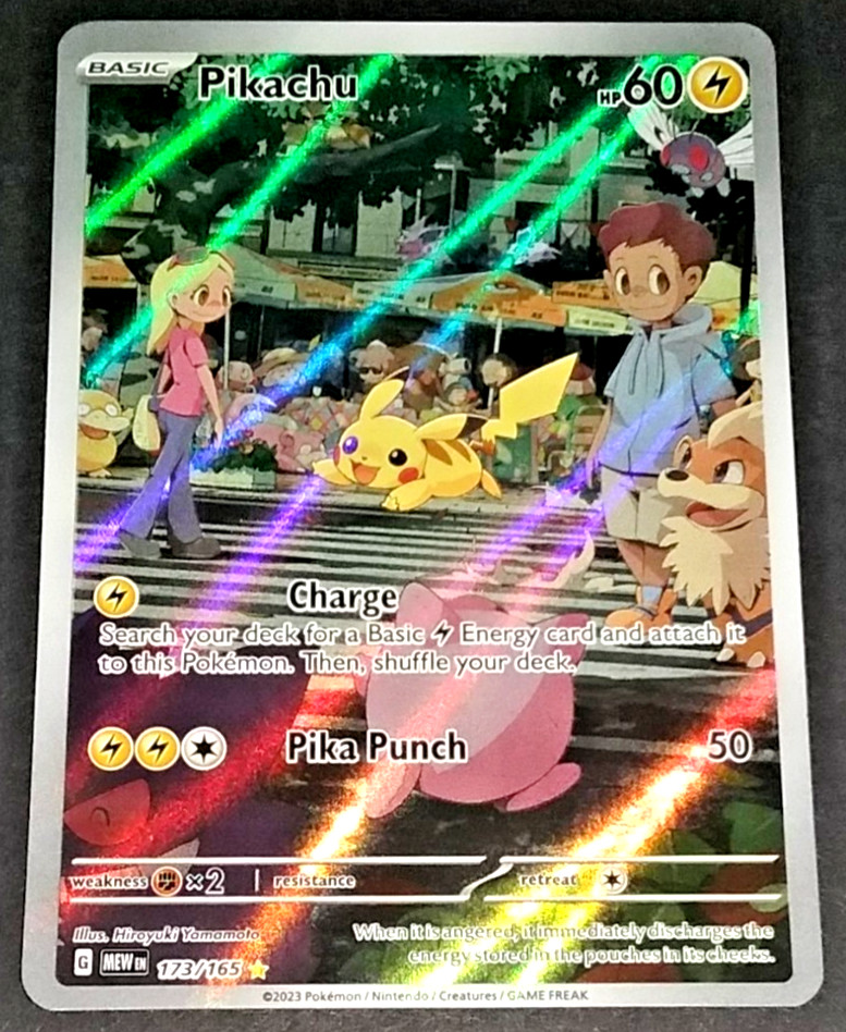 Pikachu 2023 Scarlet & Violet: 151 #173/165 Illustration Rare