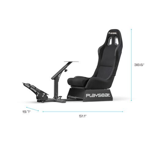 Playseat® Evolution Black レーシングコックピット Playseat REM.00004 Evolution Black Simulator Cockpit GT/Rally