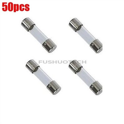 50Pcs Glass Fuse 5X20MM 250V 5A 5000Ma Fast Blow Rohs Ic New pi *pt