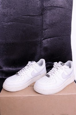Nike Air Force 1 Low Top White Lace-Up Men's Athletic Casual Sneakers