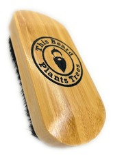 Big Boar Bristle Beard Brush Bamboo Handle, Mustache Shaving Facial Grooming