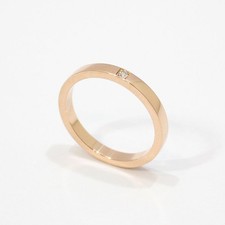 BVLGARI Pink Rose Gold 1P Diamond Merry Me Ring Size 63 355724 149478493