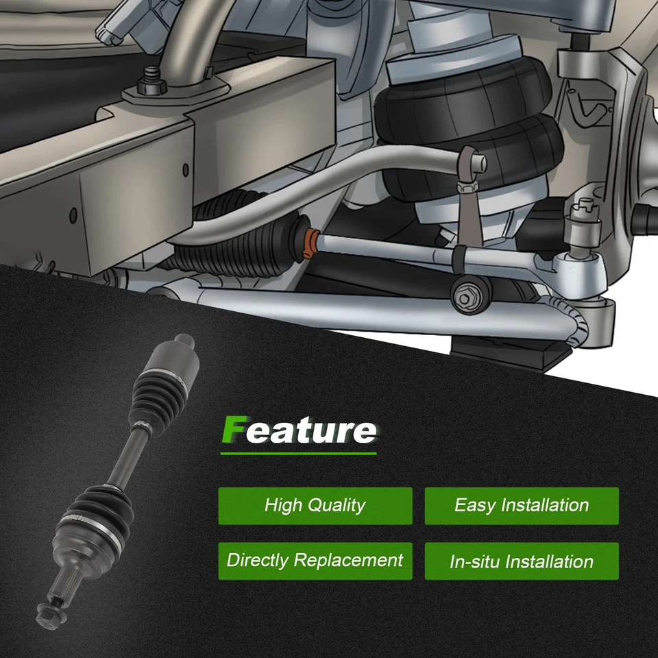 Ejes CV delanteros izquierdo derecho para Mercedes Benz C250 C300 C350 E400 2012-2017 Foto 2 de 4