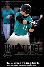 2011 Playoff Contenders Tommy La Stella #DT42 Atlanta Braves Draft Ticket MLB 