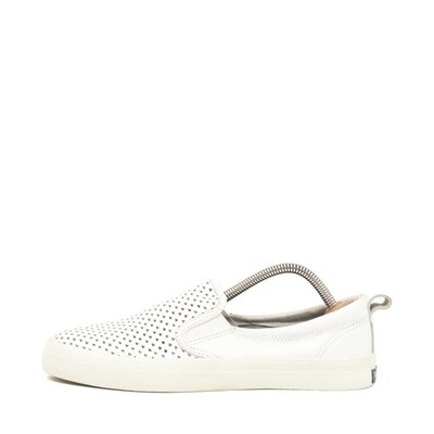 Sperry Damen STS84924 Slip-On Weiß Leder Niedrig Sider Freizeit EU 39
