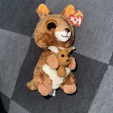 Ty Beanie Boos Kipper the Kangaroo Plush 6" Stuffed Toy With Tag