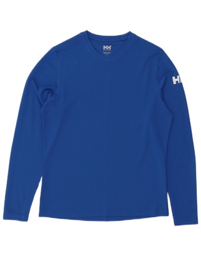 Helly Hansen, Helly Hansen Mens Top Long Sleeve Small Blue Polyester DR03