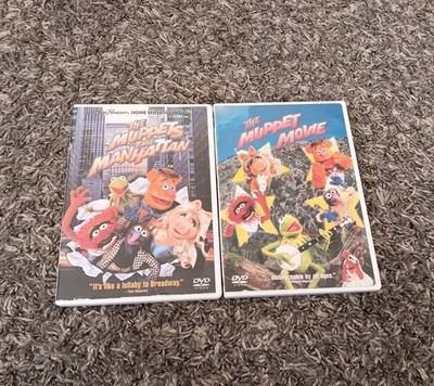 The Muppets DVD Lot Of 2 Muppet Movie & Muppets Take Manhattan Bundle Kids