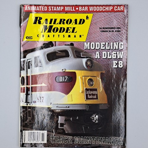 Railroad Model Craftsman November 2005 Magazine Modeling DL&W E8