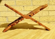 Hand-Carved by Hand in India from Himalayan Jungle Sheesham Wood Book Stand 