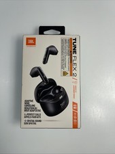 By Harman JBL Tune Flex 2 True Wireless Noise Cancelling In Ear Headphones Black