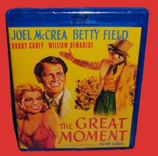 NEW KINO LORBER JOEL McCREA BETTY FIELD THE GREAT MOMENT MOVIE BLU RAY 1944