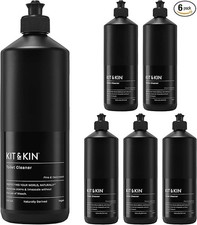 Kit & Kin Eco Toilet Cleaner 6 x 1L Bottles Non-toxic Bleach, Made in UK 9.00 per litre