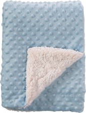 Cozy Soft Warm Sherpa Baby Blanket for Infant Toddler's Crib Cot Stroller Gifts 