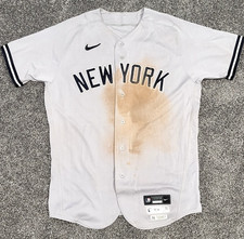 GLEYBER TORRES NEW YORK YANKEES GAME USED BASEBALL JERSEY 9-18-22 FANATICS REAL$