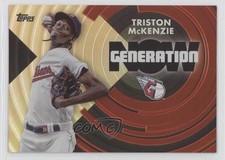 2022 Topps Series 2 Generation Now Gold 42/75 Triston McKenzie #GN-58 0nr3