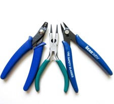 3 Jewelry Making Tools, Crimper, Round Nose Pliers, Flush Wire Cutter