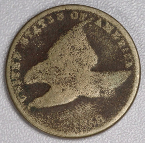 1858 Small Letters Flying Eagle Cent 1C