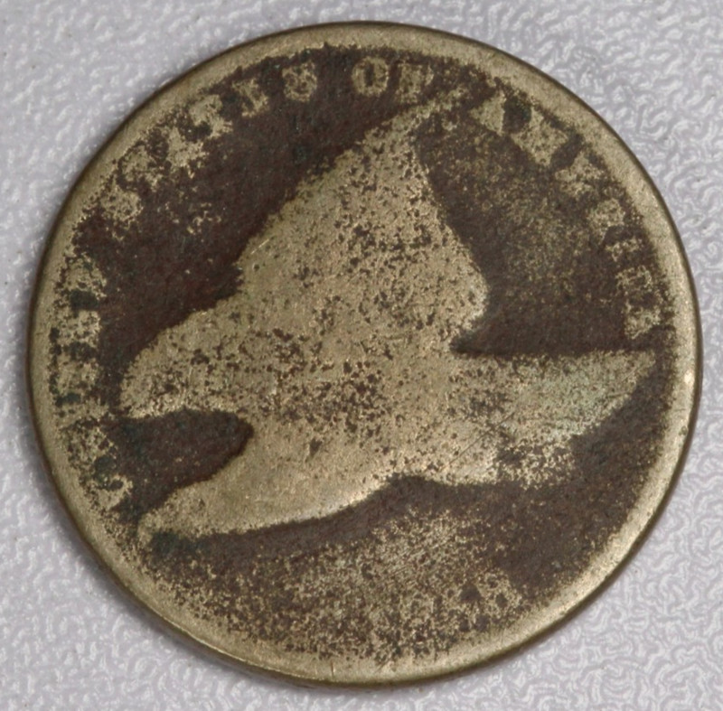 1858 Small Letters Flying Eagle Cent 1C