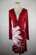 DESIGUAL VESTITO DONNA TG. M WOMAN CASUAL VINTAGE DRESS ABITO MANICA LUNGA