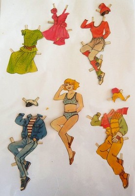Anziehpuppe Papierpuppe Paper Doll ...  CICILIA   ...