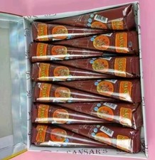 B-Ware 4x Golecha 100% Natural Henna Paste (Rot-Braun) - 100g