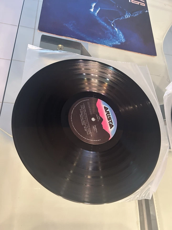 KENNY G - Live 1st Press 1990 Orig 2 LP Vinyl MICHAEL BOLTON - Image 2 of 4