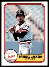 Darrell Jackson 1981 Fleer #567 Twins MLB READ FREE SHIPPING AutographDen