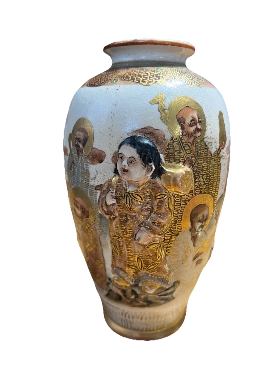 萨摩在日本古董花瓶| eBay