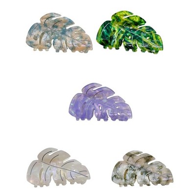 Easy Simple Hair Clip Hair Claw Clip Hair Catch Foliage Barrettes for Girl