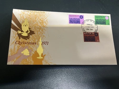(2253) 23-2-2026 - Australia (scrace) FDC - 1971 - Christmas (x 3 covers)