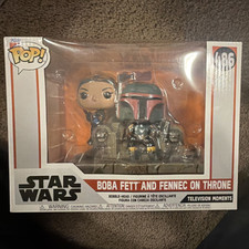 Funko Pop! Star Wars Boba Fett & Fennec Shand #486 Moments Vinyl Bobblehead