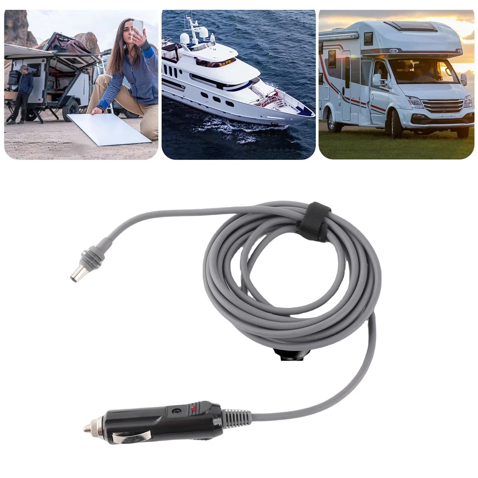 Car Power Cable For Mini Dish IP68 Rainproof 12-24V Cigar Lighter Plug To DC - Image 2 of 4