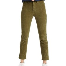 Madewell Classic Straight Jeans Corduroy Edition Straight Leg Jeans Green 28"