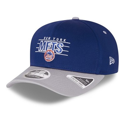 New York Nets Cap Snapback Stretch Team Wordmark 9Fifty New Era blau grau