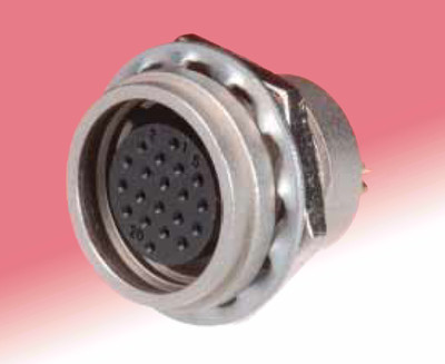 Hirose HR25A-series Miniature Push-Pull Circular Connector, 20P, PCB/Panel Mount