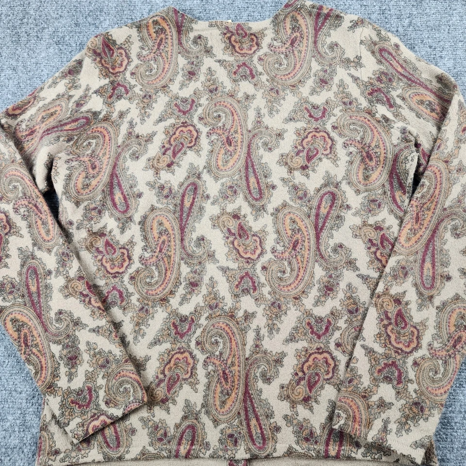 Cárdigan Suéter Susan Bristol M Lana Cachemira Angora Cabello de Conejo Lujo Elegante Raro Foto 2 de 4