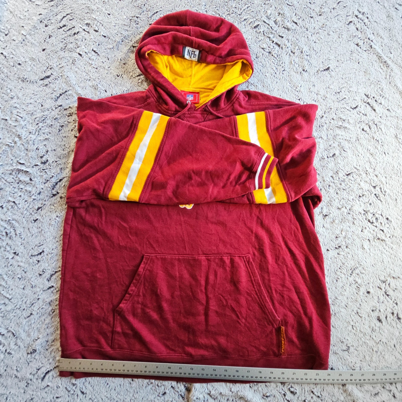 NFL Washington Redskins Hoodie Large Red image 9