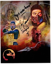Chris Casamassa Signed 8x10 Photo Auto, Mortal Kombat, Scorpion, Get Over Here