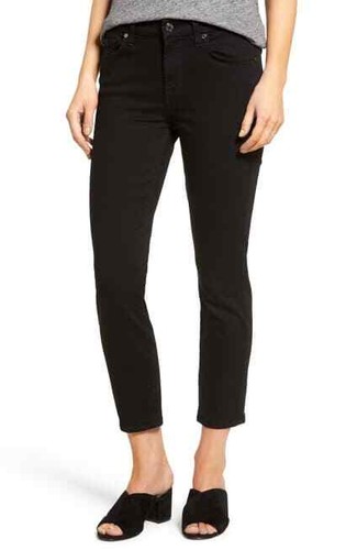 Mankind b(air) Kimmie Crop Black Jeans 