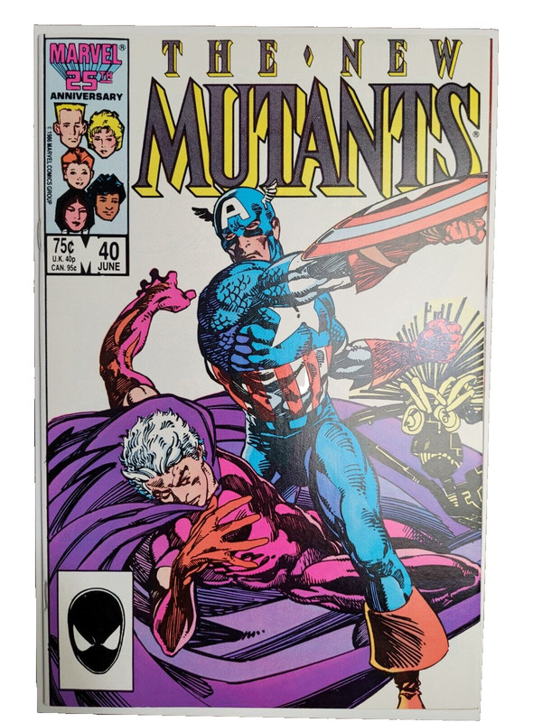 The New Mutants #40 Captain America; Hercules; Sub Mariner 1986