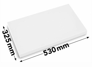 Schneidebrett Weiß 50 x 32,5 cm