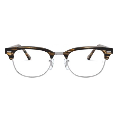 Ray-Ban Club-Master Eyeglasses Frames Brown Silver RB5154 5749 51 21 145 Unisex