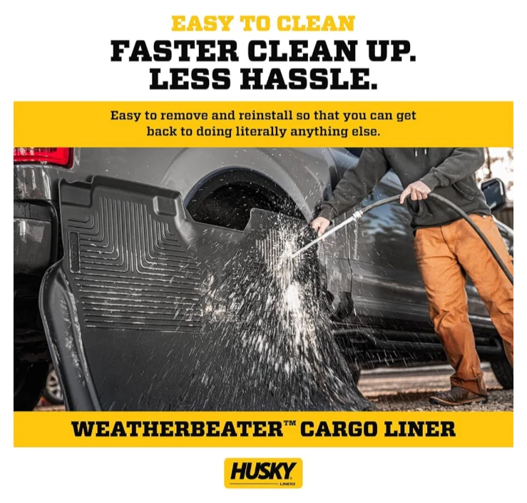 Forros de carga moldeados negros para Toyota 4Runner Husky 10-24  Foto 4 de 4