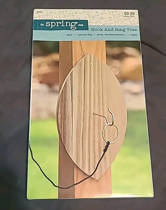 Hook And Ring Toss Game 